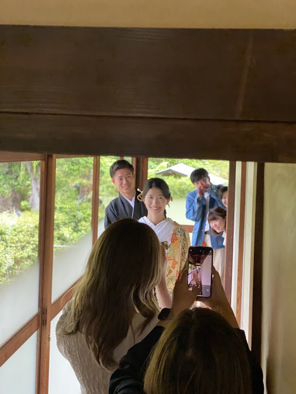 和装前撮り　中村公園ロケ　記念館　庭園ロケ